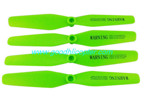 SYMA-X5HC-X5HW Quad Copter parts Main Blades propellers (green color) - Click Image to Close